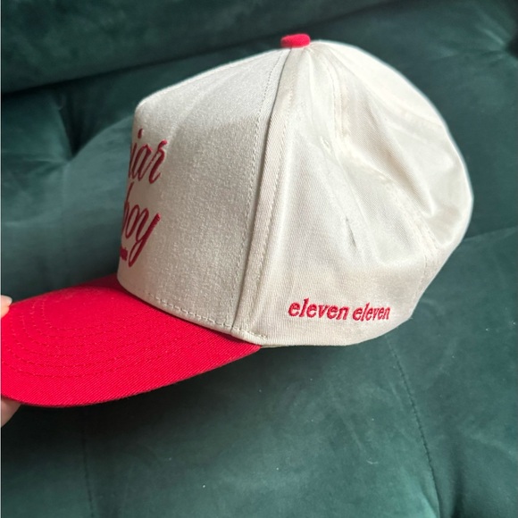 Eleven Eleven Caviar Cowboy trucker hat in red/white - Picture 2 of 3